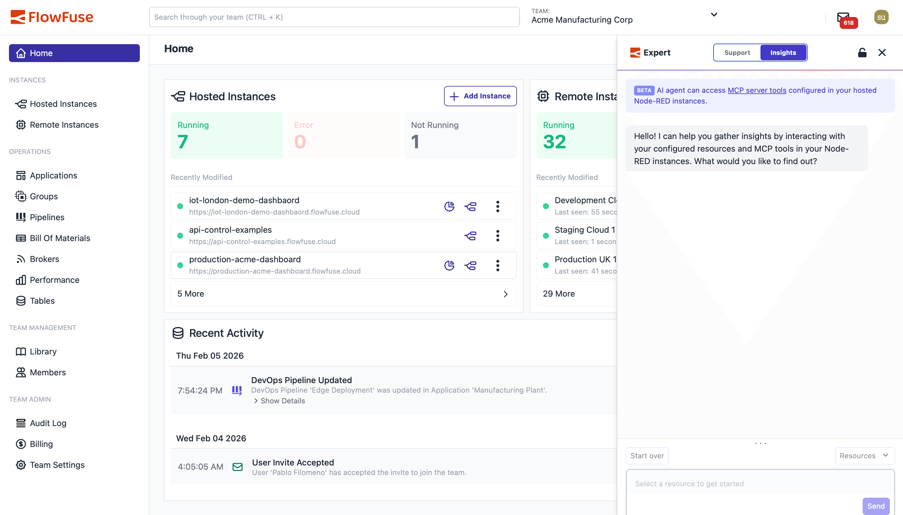 FlowFuse Expert Opened at Platform